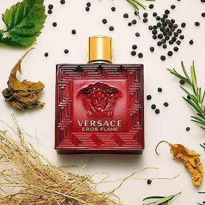 Versace Eros Flame para hombre Eau de Parfum 3.4 Oz (Caja de prueba)